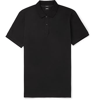 black polo shirt hugo boss