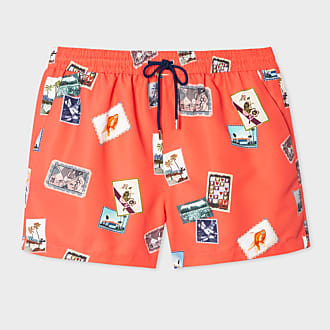 Men's LIVE Monogram Print Lightweight Swimming Trunks