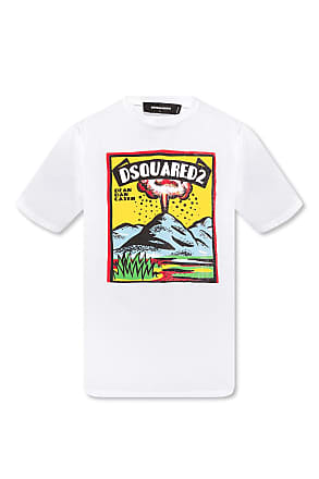 Men's White Dsquared2 T-Shirts: 51 Items in Stock | Stylight
