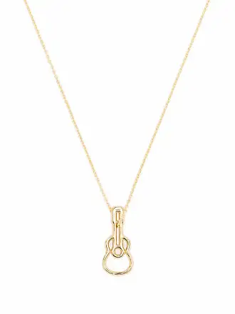 Aliita 9kt yellow gold fan charm necklace