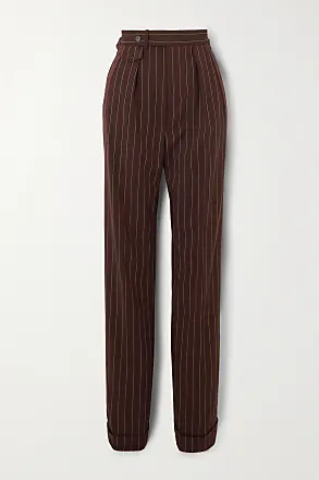 RALPH LAUREN COLLECTION Velvet straight-leg pants