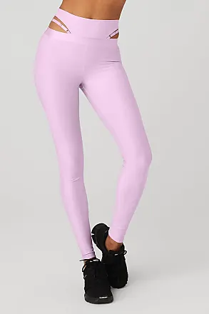 Beyond Yoga Powerbeyond Strive High Waisted Midi leggings in Pink