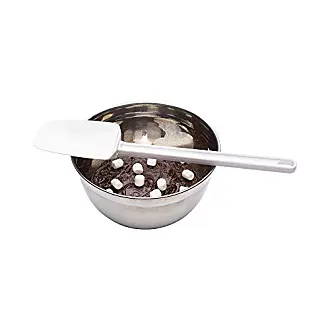 Restaurantware 10.6 inch Mixing Spoon, 1 Heat-Resistant Silicone Cooking Spoon - Non-Toxic, Nylon Core, Black Silicone Mixing Spoons for Cooking, Dishwasher-Safe, Fo