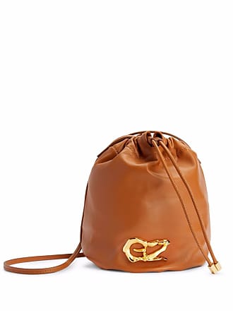 Giuseppe Zanotti Red Ostrich Embossed Leather Chain Shoulder Bag Giuseppe  Zanotti