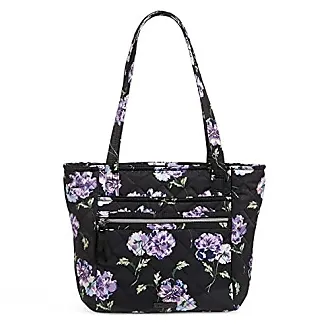  Vera Bradley Women's Performance Twill Small Backpack, Floating  Plum Pansies, One Size : Clothing, Shoes & Jewelry