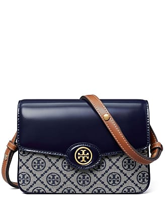 Tory Burch Robinson Convertible Shoulder Bag (bow Blue) Shoulder