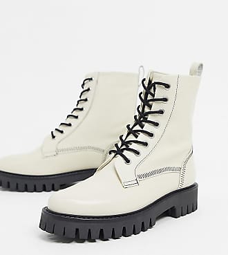 cream flat boots
