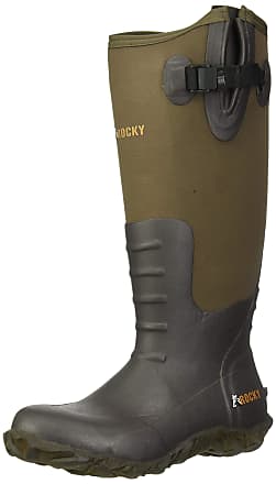 rocky men's core 16 in waterproof rubber boots