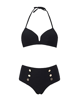 Plain sales black bikinis