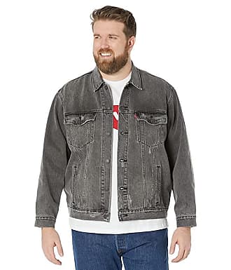 levis denim jacket grey