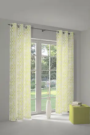 1 Stück Vorhang Matcha-Grün Thermisch isoliert Fenster & Goldfolie Muster