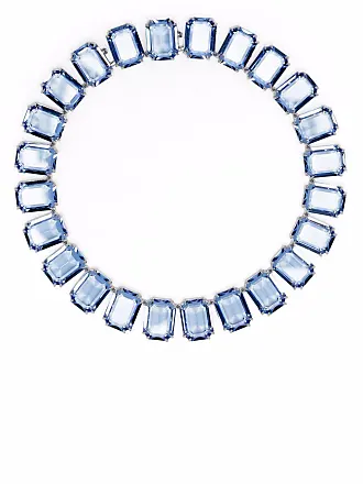 Collier et pendentif Swarovski Bijoux 5279425 - Acier Cristal Bleu Femme