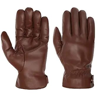 Guanti senza dita uomo PU guanti in pelle sintetica autunno