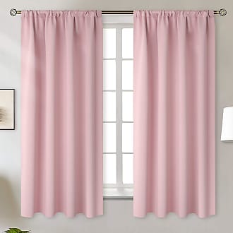 BEHRENS HERITAGE COLLECTION PAIR WINDOW PANELS CURTAINS PENCIL PLEAT LINED PINK 