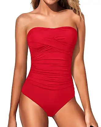 Yonique: Red Swimwear / Bathing Suit now at $13.99+