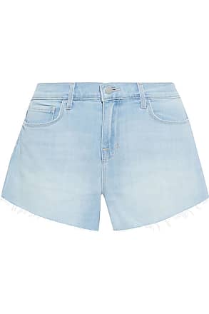Damen Bekleidung Kurze Hosen Jeans-Shorts und Denim-Shorts Alessandra Rich Denim High-Rise Jeansshorts in Blau 
