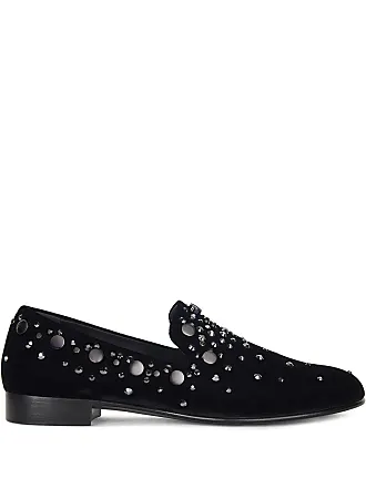 Giuseppe Zanotti Eflamm crystal-embellished loafers - Black