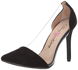 Penny Loves Kenny Womens Opie Pump, Black Micro/Lucite, 6.5 Medium US