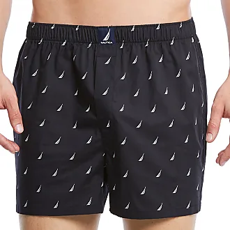  Nautica Mens Cotton Woven 3 Pack Boxer