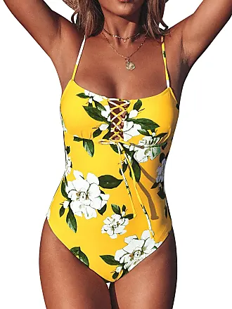 Yellow One-Piece Swimsuits / One Piece Bathing Suit: up to −85% over 30  products