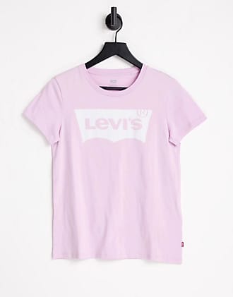 Moda Camisas Camisetas estampadas Levi’s Levi\u2019s Camiseta estampada blanco-rojo estampado tem\u00e1tico look casual 