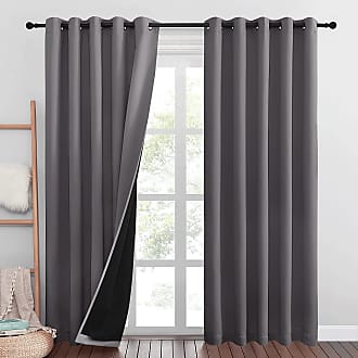 NICETOWN Sheer Window Valances for Decoration Linen-Like Privacy Protecting Casual Bedroom Window Tier Draperies W52 x L36, Dark Grey, 2 Pcs