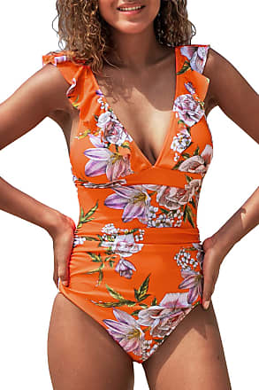 cupshe orange one piece