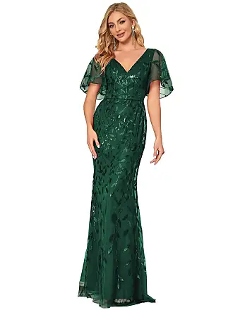 long sleeve sequin homecoming dresses tight sparkly short prom dress mini  dress for women womens formal long dresses for wedding guest green l 