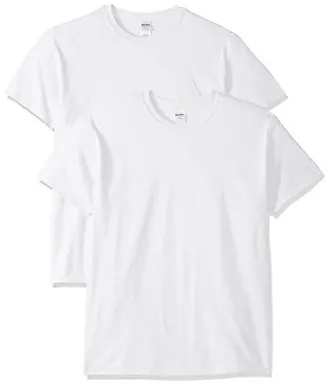 Gildan Men's Cotton Stretch T-Shirts, Multipack, Artic White (V