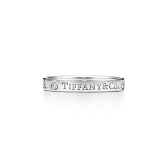 Tiffany Forever Wedding Band Ring in Platinum, 6 mm Wide