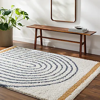 Anita Boho Denim and Wool Scatter Rug by Christopher Knight Home - Blue