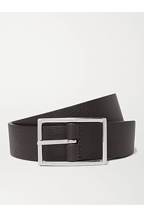 Anderson's 3cm Dark-Brown Leather Belt - Men - Dark Brown Belts