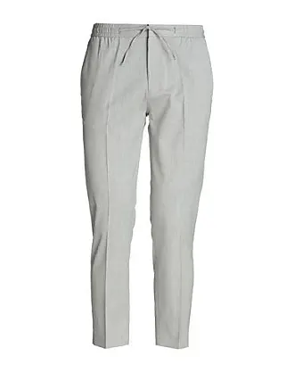 Pleat - Topman skinny smart puppytooth check pants in stone & black - front  trousers Helmut Lang - GenesinlifeShops Italy