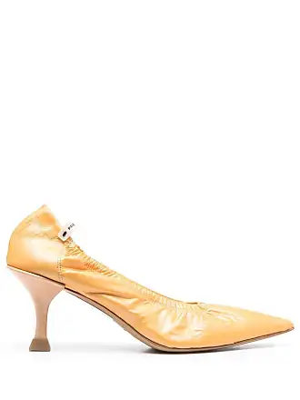 Premiata stiletto open-toe leather sandals - Orange