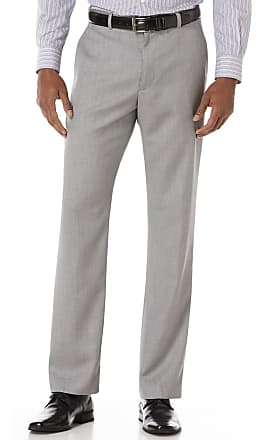 Perry Ellis Mens Big-Tall Texture PVL Suit Pant, Brushed Nickel, 42x36