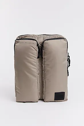 Mudd Womens Tweed Adjustable Backpack Tan Small