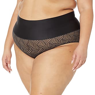 Maidenform Womens Tame Your Tummy Shaping Brief with Cool Comfort Dm0051, Black Swing Lace, Large