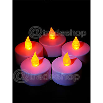 Candele 100 candeline da 4,5 ore di durata di combustione Bianco Non profumato Ø 38 mm S&S-Shop 