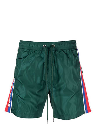 Moncler Logo Patch Swim Shorts in Blue for Men