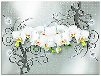 Küchenrückwand Spritzschutz aus Glas 125x50 Deko Blumen & Pflanzen Orchidee 