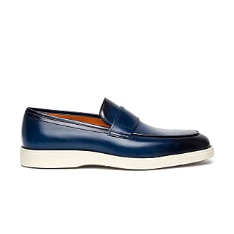 light blue slip on shoes