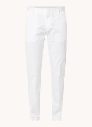 De Bijenkorf Femme Vêtements Pantalons & Jeans Pantalons Chinos Chino court coupe slim taille haute avec poches latérales 