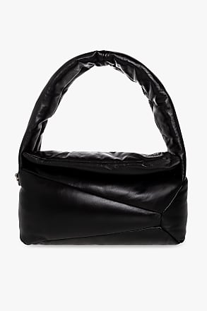 Loewe | Goya Puffer Leather Shoulder Bag | Black Tu