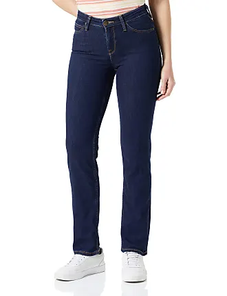 Lee Women's Comfort Straight Jeans, Medium Indigo, 27W / 31L: Buy