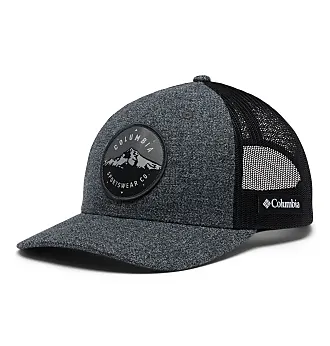 Columbia Unisex PHG Leather Game Flag Snap Back - High, Black, One Size at   Men's Clothing store