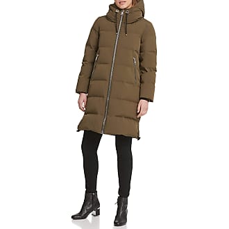 dkny khaki green padded jacket