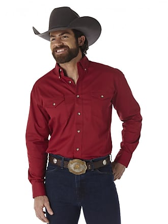 Wrangler Men's George Strait Red Plaid Button Western Shirt - Jackson's  Western