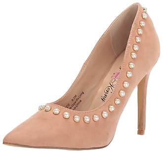 Penny Loves Kenny Womens Ozzie Pump, Nude Microsuede, 9.5 Medium US