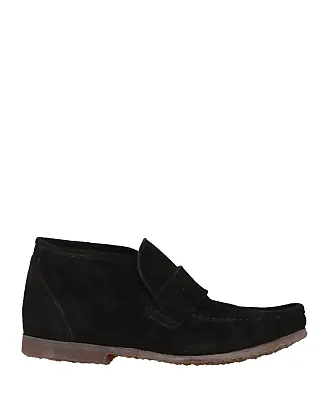 Premiata panelled suede ankle-boots - Black