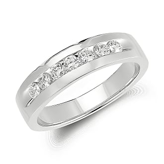 Blue Nile Channel Set Diamond Ring in 14k White Gold (1/2 ct. tw.)